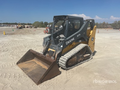 2017 John Deere 317G Two-Speed Oruga cargadora compacta