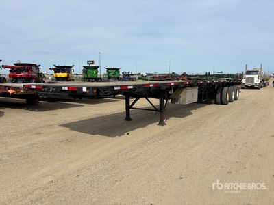 2013 Lode King 53 ft Tri/A مقطورة مسطحة