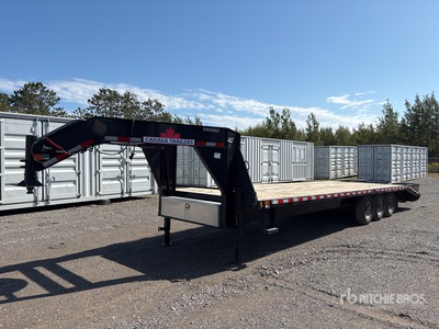 2023 Canadian 30 ft Tri/A Gooseneck Remolque Portamaquinaria