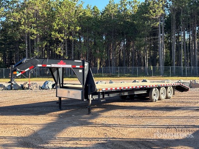 2023 Canadian 30 ft Tri/A Gooseneck Equipment Trailer