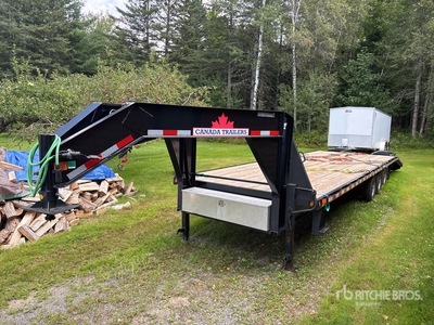 2023 Canadian 30 ft Tri/A Gooseneck Equipment Trailer
