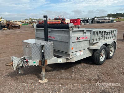 2025 K-Trail D510-T7 10 ft T/A Dump Utility Trailer