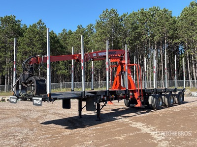 2022 BWS 46 ft Tri/A Self-Loading Log Trailer