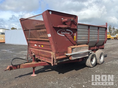 2002 Giltrap MSX 80 Super 3.4 m T/A Silage Trailer