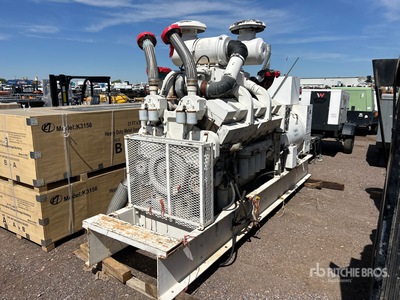 1976 Cummins 750 kW Skid-Mounted Zestaw prądotwórczy (Inoperable)