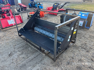 2026 Raytree RPRB72 72 in 6 In 1 Power Rake Bucket Accessorio per mini pala (Unused)