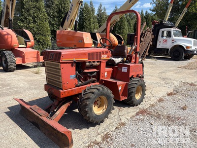 1998 Ditch Witch 3700DD 4x4 Trencher w/1988 Not legible Trailer