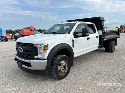 2018 Ford F-550 4x4 Crew Cab Dump Truck