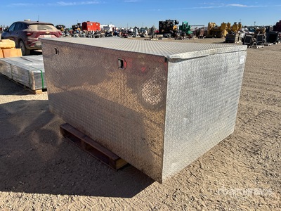 Large Checkered Tool Box