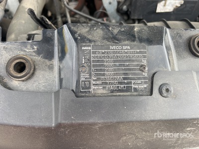 2017 Iveco Daily 35c14 Camion Benne Dump Truck (Inoperable)
