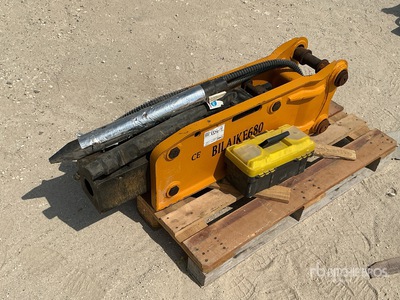 Bilaike 680 Hydraulic Breaker - Fits 5 - 9 ton excavators (Unused)
