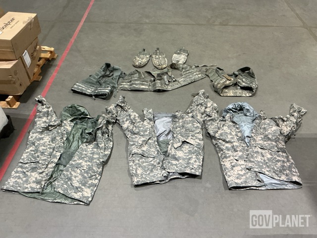 (12) Fighting Load Carriers, (26) Entrenching Tool Carriers & Assorted Items