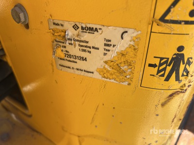 2018 Bomag BMP 8500 Compacteur De Trancher Pied De Mouton Trench Compactor