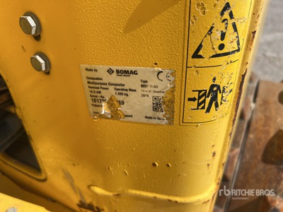 2018 Bomag BMP 8500 Compacteur De Trancher Pied De Mouton Trench Compactor