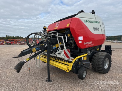 2018 Pottinger Impress 155V Pro Presse A Balles Ronde Round Baler