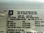 Serial Number / VIN