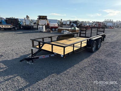 2026 TMB 7716T 16 ft T/A Utility Trailer (Unused)