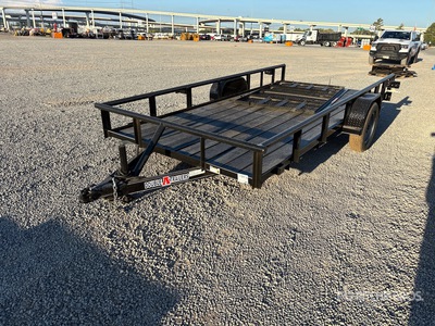 2026 TMB 7714S 14 ft S/A Utility Trailer (Unused)