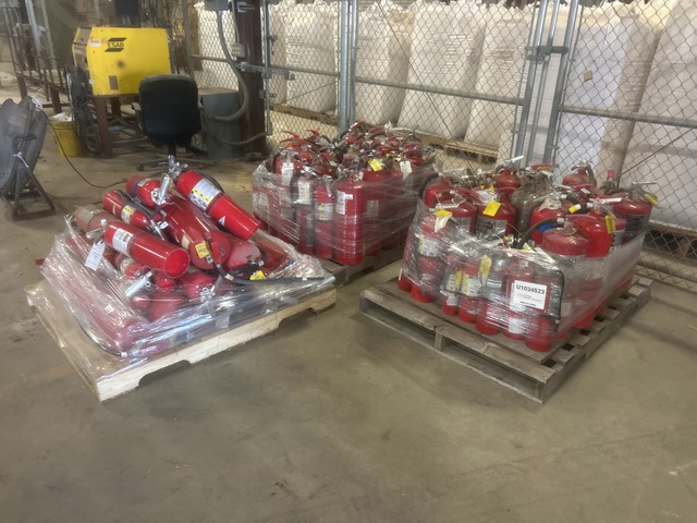Quantity of (3) Pallets of Fire Extinguisher