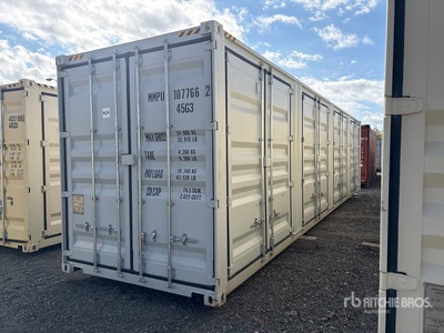 2025 40 ft High Cube Multi-Door Storage Container