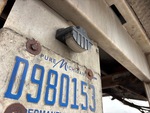 Trailer Chassis with License Plate Light Functional
