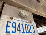 Trailer Chassis with License Plate Light Functional