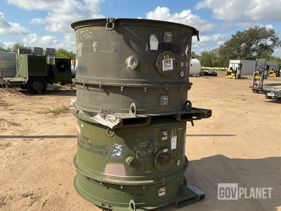 (2) Armor Metal Group 7-266100005-32 Transmission Shipping & Storage Containers