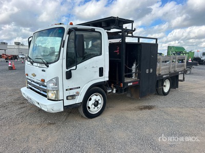 2008 Chevrolet W5500HD 4x2 شاحنة مسطحة