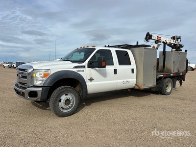 2011 Ford F-550 XLT 4x4 Crew Cab Service Truck