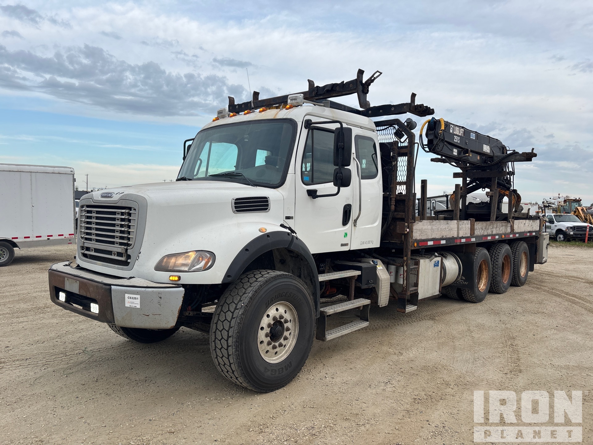 2012 Freightliner M2112 8x6 Self-Loading Extended Cab Log Truck
