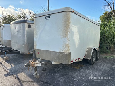 2015 CM 14 ft T/A Enclosed Trailer