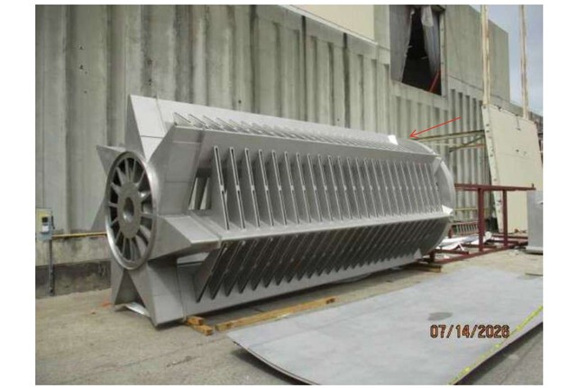 Stainless Steel Cylindrical Rotor - 10,551 KGS