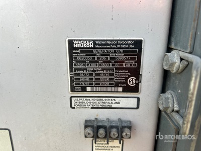 Wacker Neuson G70 Mobile Generador