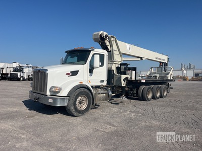 2019 National 1400H 58800 lb Straight Boom on 2020 Peterbilt 567 8x6 Boom Truck
