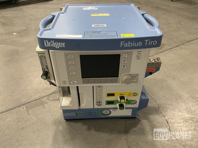 Drager Fabius Tiro Anesthesia Machine w/Case