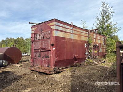 Flat Top Skid-Mounted Frac Tank