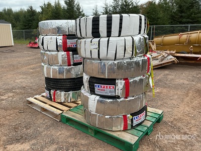 Quantity of (12) Kapsen 255/70R22.5 اطارات المواصلات (Unused)