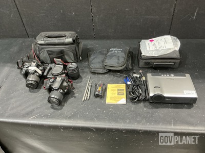 (6) Assorted Digital Cameras, (3) Laser Borelight Systems & Assorted Items