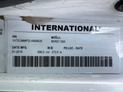2020 International MV607 4x2 Box Kastenwägen