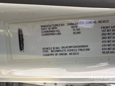 2019 Freightliner M2 106 4x2 Refrigerated Truck