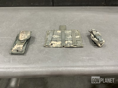 (310) M4 Three Mag Pouches, (404) Hand Grenade Pouches & Assorted Items