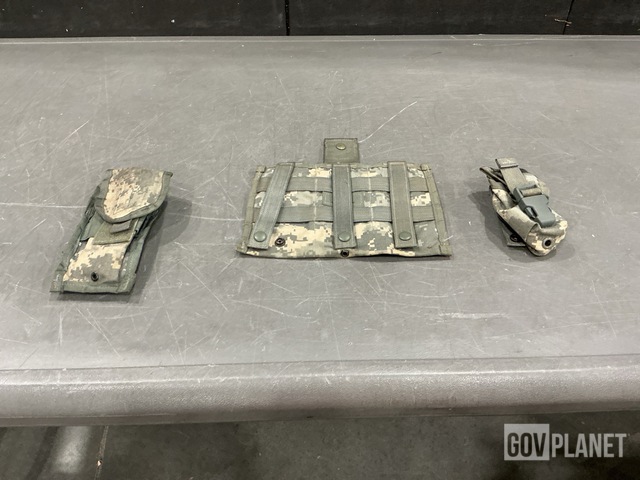(310) M4 Three Mag Pouches, (404) Hand Grenade Pouches & Assorted Items