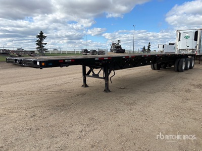 2012 Manac 53 ft Tri/A Flatbed Trailer