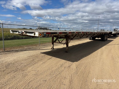 2007 Manac 53 ft T/A Flatbed Trailer