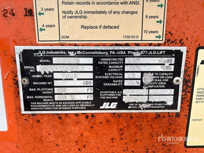 2008 JLG 460SJ 2WD Dual Fuel Telescopic Boom Lift