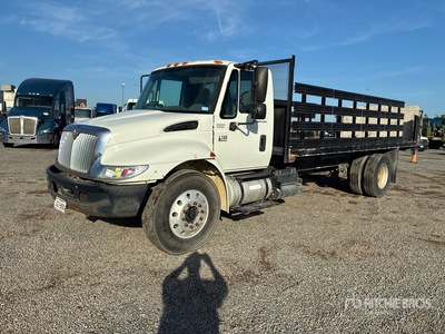 2008 International 4300 Dt466 4x2 Flatbed Truck