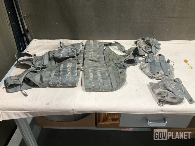 (14) Fighting Load Carriers, (44) Canteen Pouches & Assorted Items