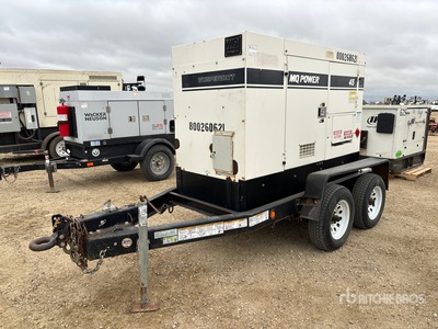 2014 Whisperwatt DCA-455SIU4F 36 kW Mobile Generator