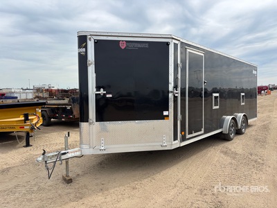 2022 Alcom 22 ft T/A Rimorchio chiuso