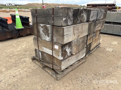 Quantity of (2) Pallets of 12 in x 12 in Yard Storage Dunnage36 in long